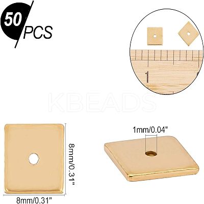 304 Stainless Steel Spacers Beads STAS-UN0011-53G-1