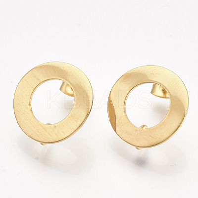 304 Stainless Steel Stud Earring Findings STAS-S079-50-1