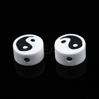 Handmade Polymer Clay Beads X-CLAY-T016-65K-1