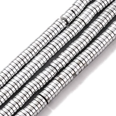 Non-magnetic Synthetic Hematite Beads Strands X-G-K011-4x1mm-02-1