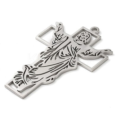 Non-Tarnish 304 Stainless Steel Pendants STAS-R116-04P-1
