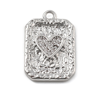 Brass Micro Pave Cubic Zirconia Pendants LS-KK-D283-30P-01-1