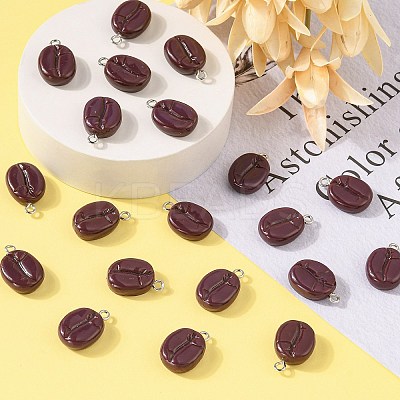 Imitation Food Resin Pendants RESI-CJC0019-32P-1