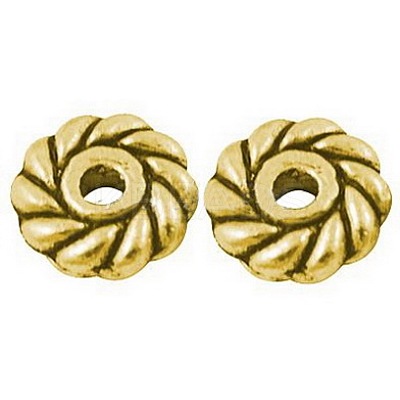 Tibetan Style Alloy Spacer Beads LS-LF10764Y-G-1