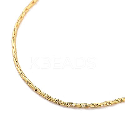 Adjustable Slider Brass Boston Link Chain Necklaces for Men Women NJEW-G160-12G-1