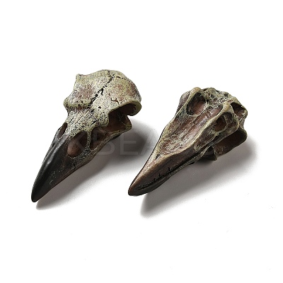 Crow Raven Bird Skull Resin Home Display Decoration RESI-A018-01A-1