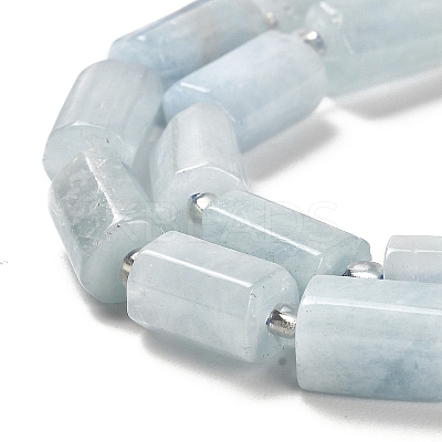 Natural Aquamarine Beads Strands G-N327-06-33-1