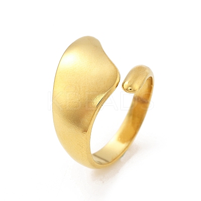 304 Stainless Steel Open Cuff Rings RJEW-R014-03G-04-1