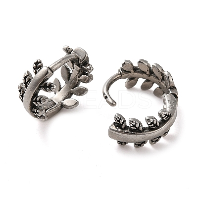 316 Surgical Stainless Steel Hoop Earrings EJEW-Q795-08AS-1