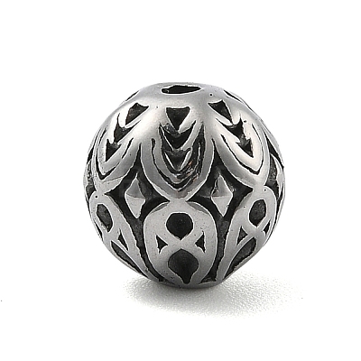 316 Surgical Stainless Steel Beads STAS-S173-03AS-1