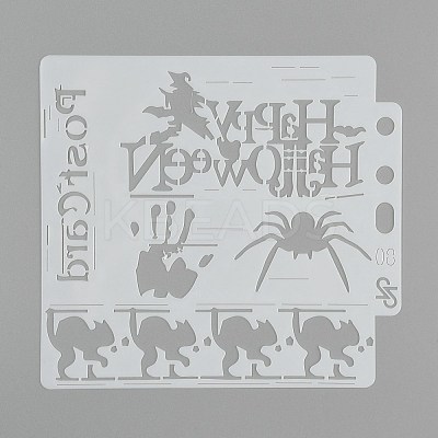 Large Plastic Reusable Drawing Painting Stencils Templates DIY-F053-25A-1