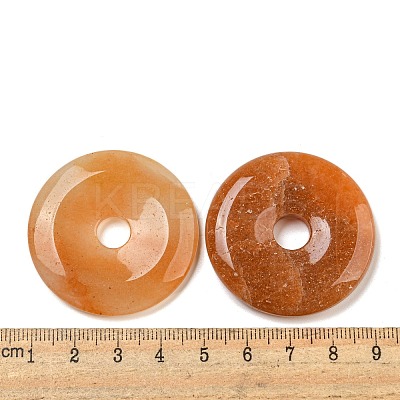 Natural Red Aventurine Pendants G-G132-02A-01-1