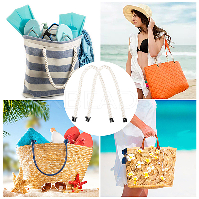 Practical Twisted Cotton Rope Bag Handle FIND-WH0116-34A-1