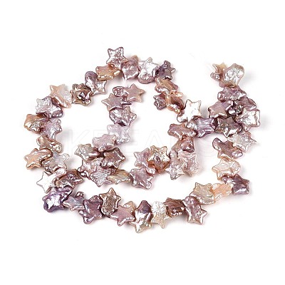 Natural Baroque Keshi Pearl Beads Strands PEAR-S020-Z04-03A-1