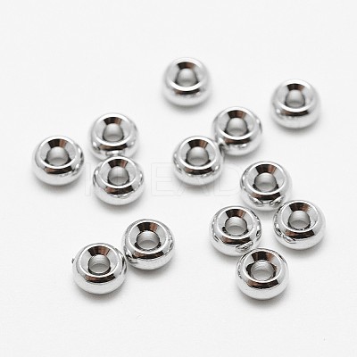 Brass Spacer Rondelle Beads LS-KK-P130-112P-NR-1
