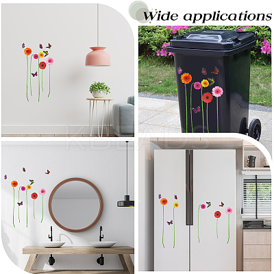 PVC Self Adhesive Wall Decorative Stickers STIC-WH0002-037-1