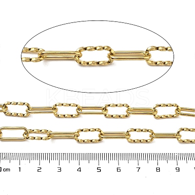 Ion Plating(IP) 304 Stainless Steel Oval Link Chains CHS-G039-15G-1