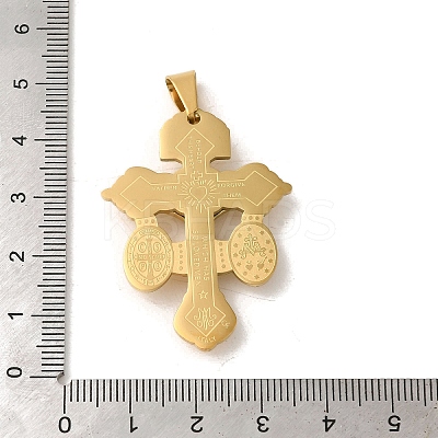 Ion Plating(IP) 304 Stainless Steel Pendants STAS-C103-02G-1