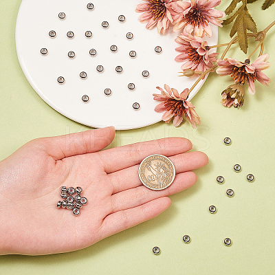 50Pcs 304 Stainless Steel Beads STAS-CJ0001-195-1