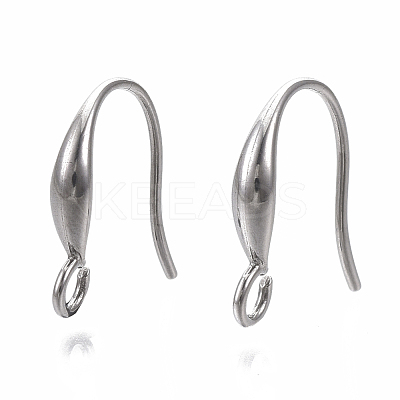 Tarnish Resistant 304 Stainless Steel Earring Hooks X-STAS-S079-163-1