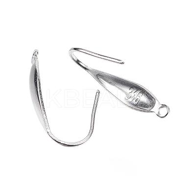 Tarnish Resistant 316 Surgical Stainless Steel Earring Hooks STAS-D448-043P-1