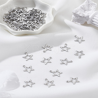 60Pcs 304 Stainless Steel Charms STAS-LP0003-01-1