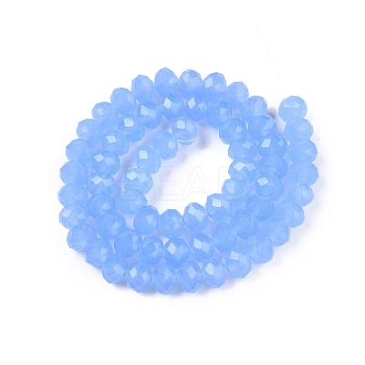 Glass Beads Strands EGLA-A044-J8mm-D03-1