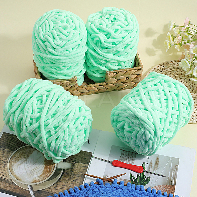 4 Rolls Soft Crocheting Yarn OCOR-SP0001-01E-1