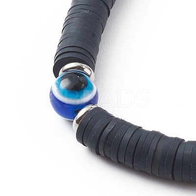 Polymer Clay Heishi Beaded Mobile Straps HJEW-JM00465-1