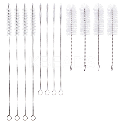 30Pcs 3 Styles Nylon Cleaning Brush AJEW-ME0002-03-1