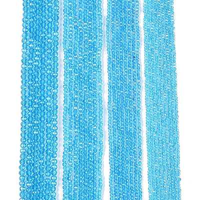 Electroplate Glass Beads Strands EGLA-A044-T4mm-A08-1