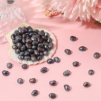 100Pcs Natural Baroque Pearl Keshi Pearl PEAR-LT0001-07-1