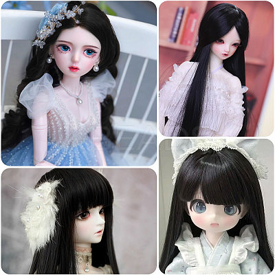 High Temperature Silk Hair Extensions Clip-in Synthetic Wig Piece for Women FIND-WH0400-27B-1