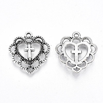 Tibetan Style Alloy Pendants LS-TIBE-S323-059AS-RS-1