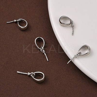 Brass Cup Pearl Peg Bails Pin Pendants KK-M156-02P-NR-1