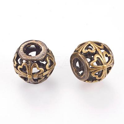 Brass Beads KK-K176-21AB-1