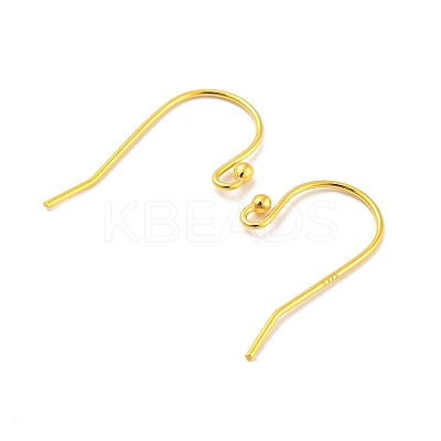 925 Sterling Silver Shepherd Crook Style Ear Wire LS-STER-H107-02G-1