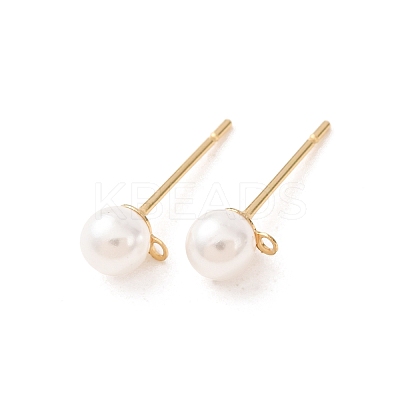 304 Stainless Steel Stud Earring Findings STAS-WH0029-02A-01-1