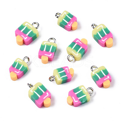Handmade Polymer Clay Charms CLAY-T016-56-1