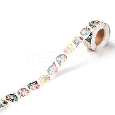 Word Thank You Teardrop Roll Stickers DIY-B031-04A-1