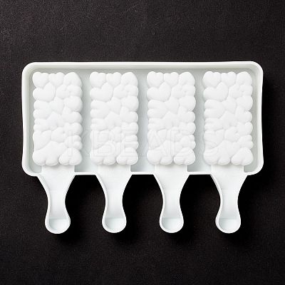 Food Grade DIY Rectangle Ice-cream Silicone Molds DIY-D062-03B-1