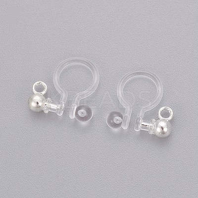 Transparent U Type Painless Prevent Allergy Resin Ear Clip LS-X-KY-L005-03S-1