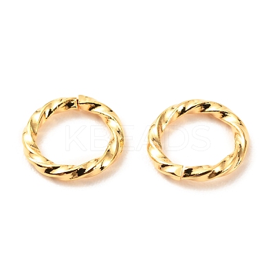 Brass Open Jump Rings KK-F824-110B-G-1