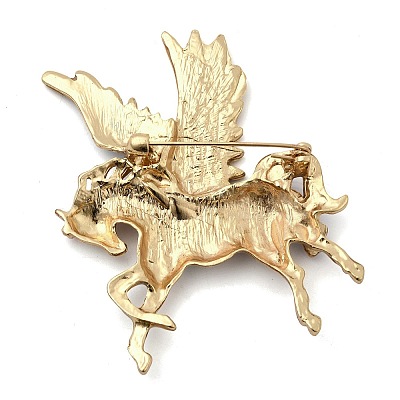 Pegasus Alloy Enamel Pins for Clothes for Women JEWB-F043-03-1