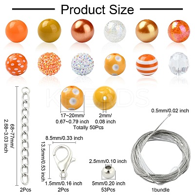 DIY Bubblegum Bracelet Pendant Decoration Making Kit MACR-CJC0010-01A-1