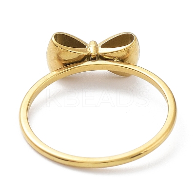 Ion Plating(IP) 304 Stainless Steel Fingerl Rings RJEW-K224-16G-02-1