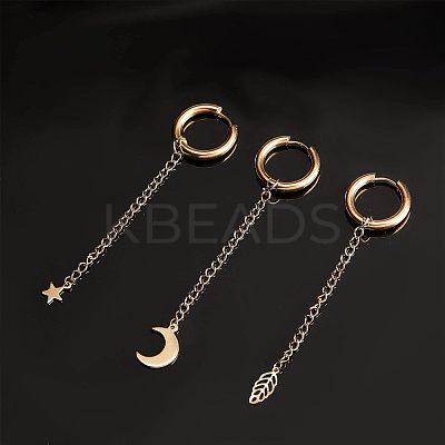 DIY 304 Stainless Steel Earring Making Kits DIY-UN0001-71G-1