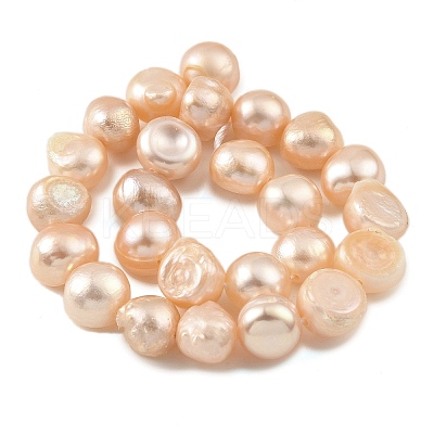Natural Cultured Freshwater Pearl Beads Strands PEAR-A006-08B-1