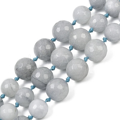 Natural White Jade Beads Strands G-Z105-A01-01B-1