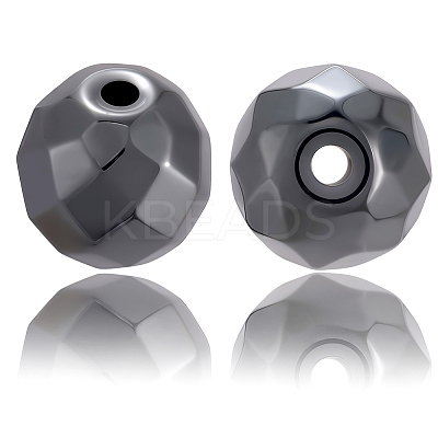 60Pcs Non-magnetic Synthetic Hematite Beads G-BBC0001-54-1